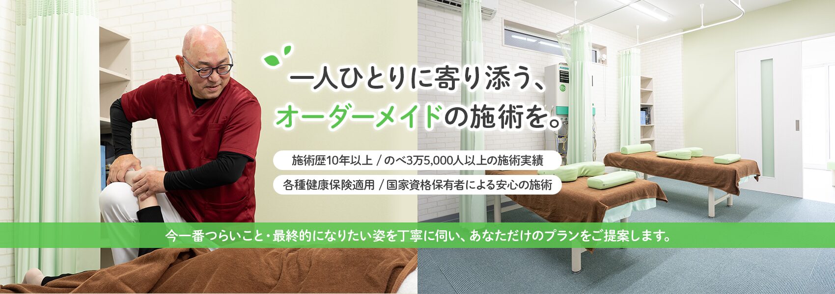 関目高殿の接骨院・駅から徒歩約5分・各種健康保険適用・土曜夜も受付 田中接骨院